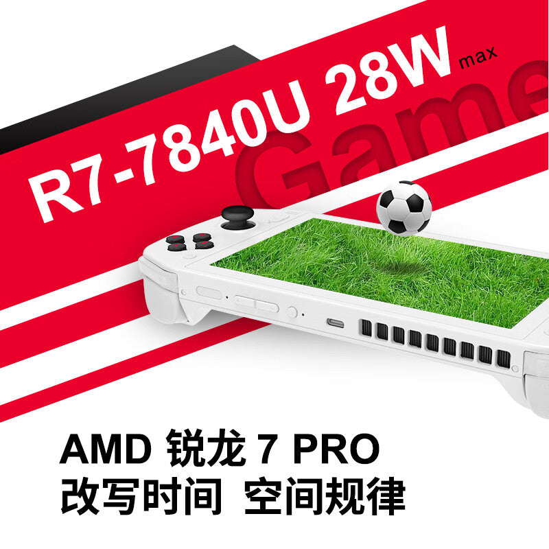 Terrans Force Handheld 5 Spielkonsole Windows PC AMD Ryzen R7-7840U 7 Zoll 120 Hz Bildschirm Fingerabdruck