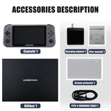 Anbernic Win600 5,94 Zoll Handheld-Spielkonsole mit Steam OS Win 10 AMD 3020e/3050e