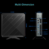 Chatreey AG1 Mini PC AMD Ryzen R7 5800H 8 Cores with RX 6400 4G Graphics Gaming Desktop Computer