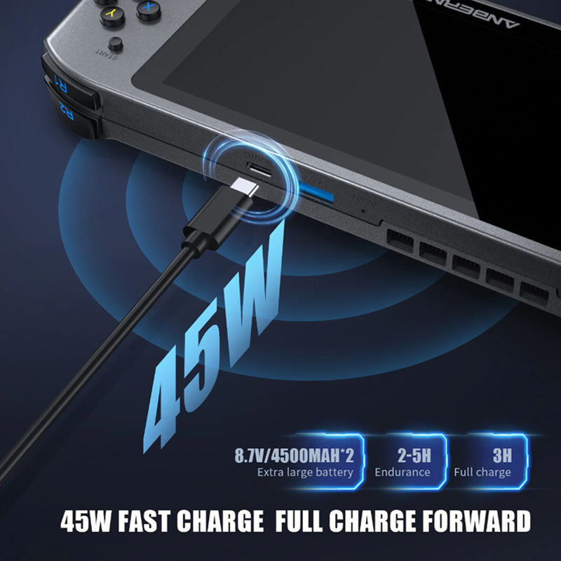 Anbernic Win600 5,94 Zoll Handheld-Spielkonsole mit Steam OS Win 10 AMD 3020e/3050e