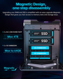 Chatreey AMR5 Mini PC Ryzen 5 5600U Colorful Lighting Gaming Desktop Computer Dual m.2 SSD Wifi6 BT 5.2 Pre-install Windows 11
