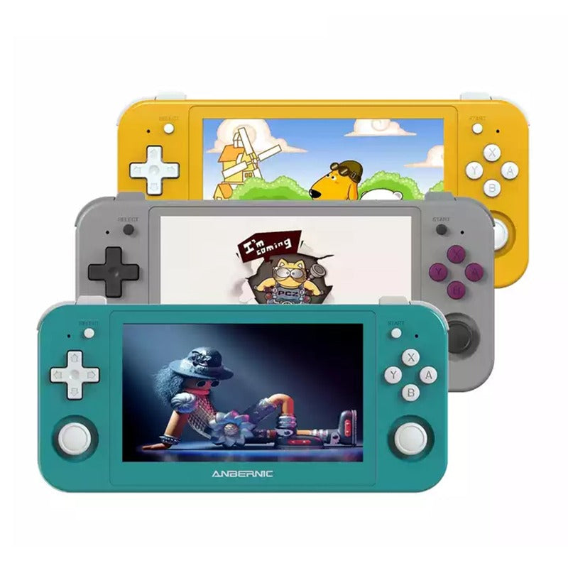 ANBERNIC RG505 Retro Game Console 4.95 inch OLED Touch Screen Android 12 T618 64-bit