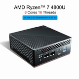Chatreey AN1P Ryzen 4500U 4800U 2X2.5G intel NIC 3x4K@60GHZ output Windows 11 Gaming Destop Computer Gamer PC NVME SSD