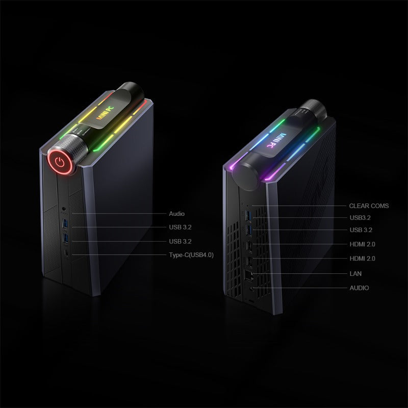 Chatreey AM08 Mini PC AMD Ryzen 7 7735HS R9 6900HX 680M 7940HS 780M 8 Cores