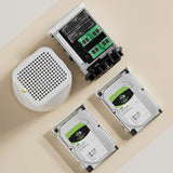 ChatreeyNAS Mini PC Dual 2.5G Netwok Port WIFI6 intel-N100 Processor Support Two Hard Disks