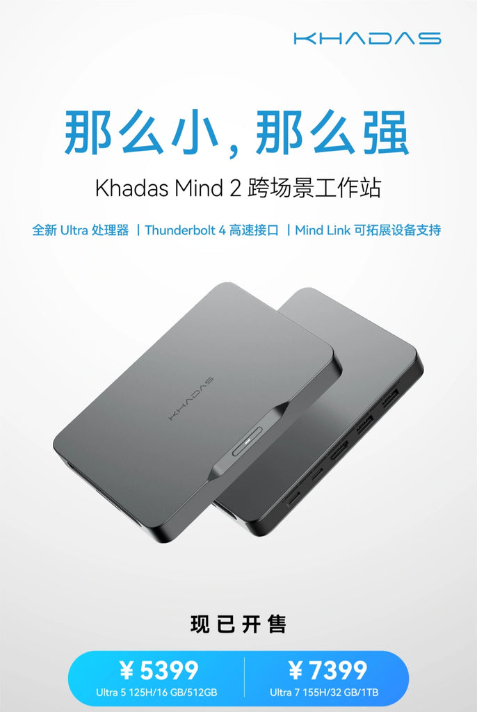 The Khadas Mind 2 Mini PC Launched: With Intel Ultra 5-125H/7-155H Processor