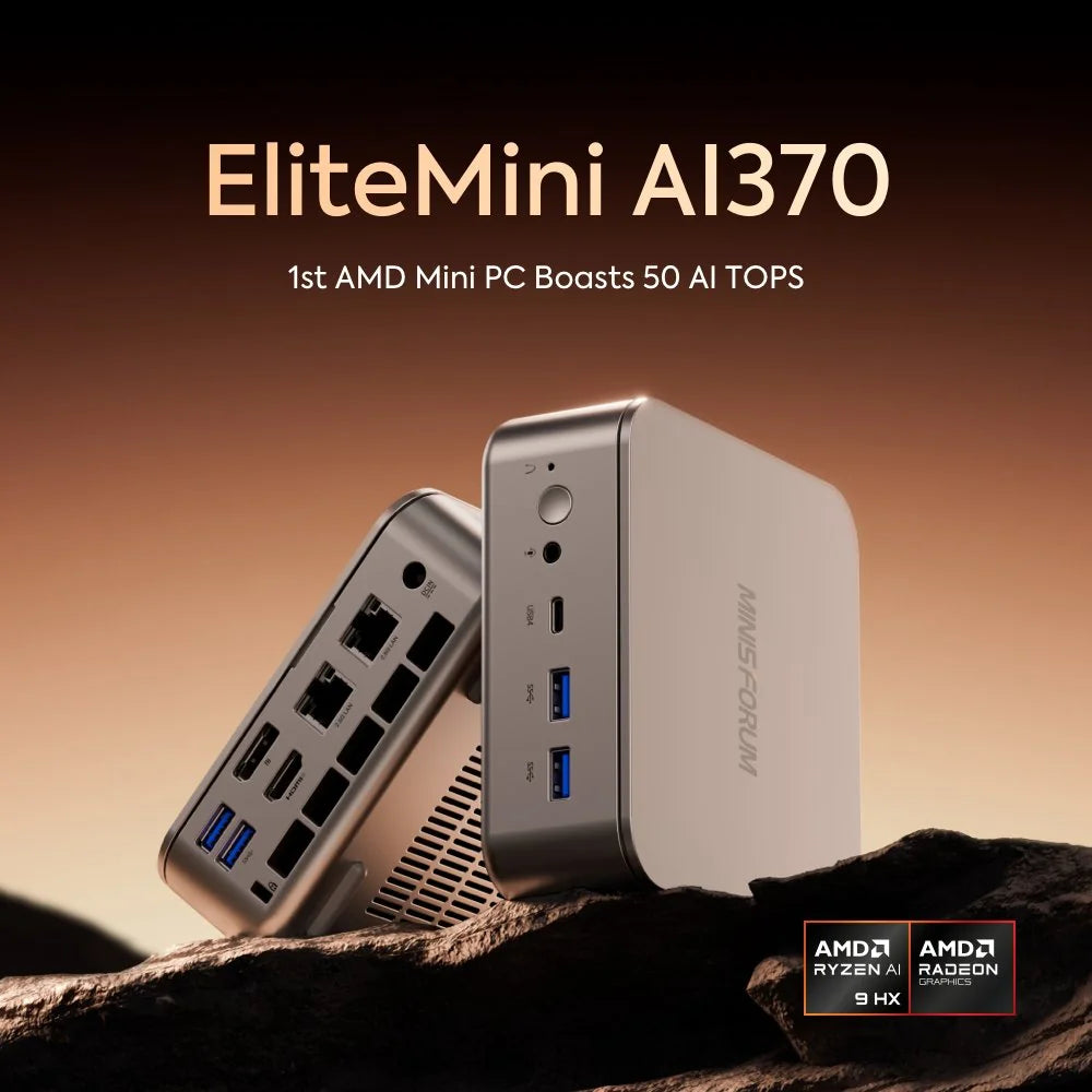 Minisforum EliteMini AI370 Mini PC with Ryzen AI 9 HX 370 and Radeon 890M Set to Launch Soon