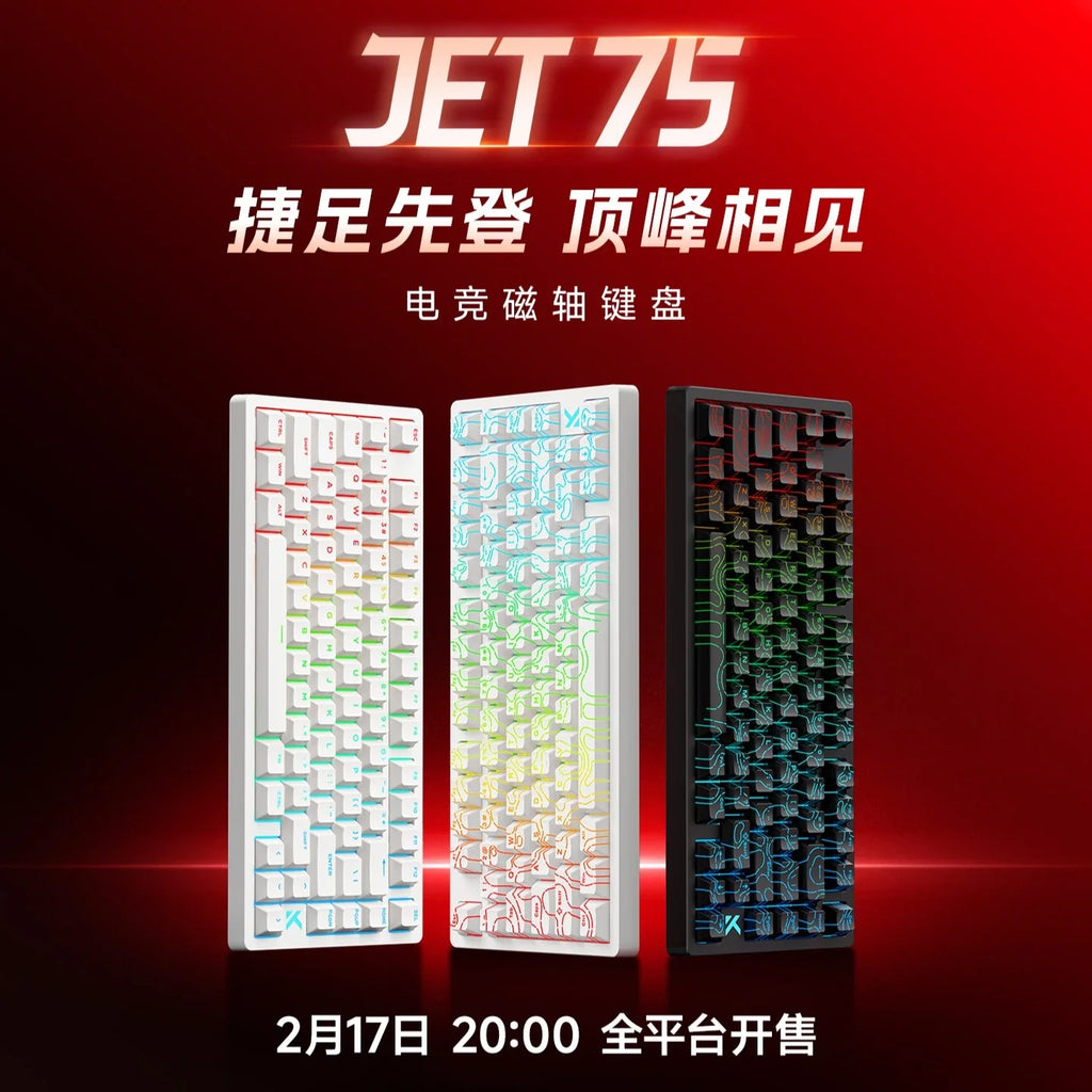 MCHOSE Introduces Jet75 Gaming Keyboard Series with High-Speed Magnetic Switches