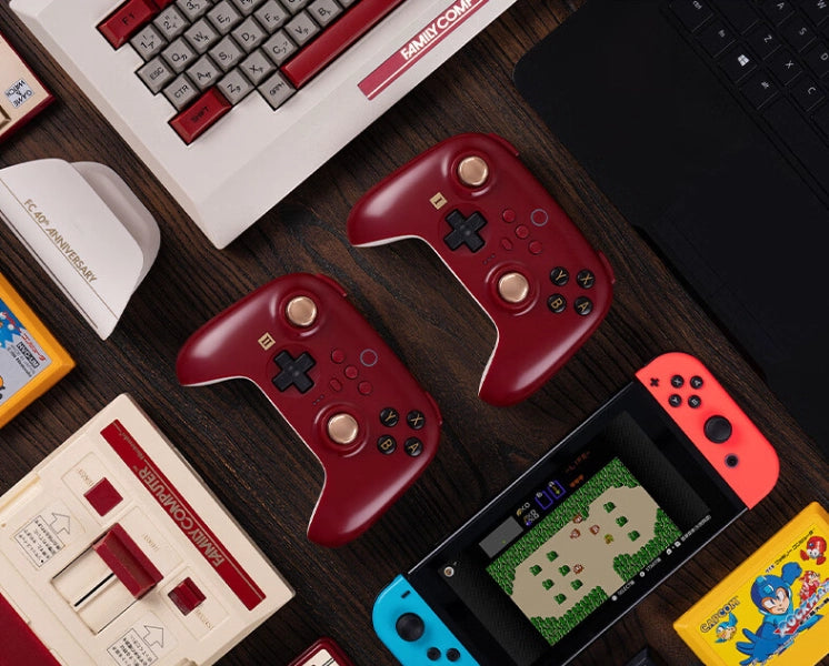 8Bitdo Launches Special Edition Ultimate Controllers: Celebrating 10 Years and the Nintendo FC's 40th Anniversary