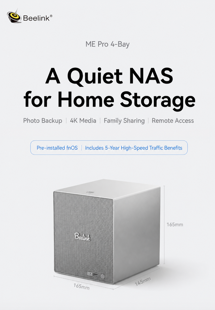Beelink Expands ME Pro NAS Lineup With Budget Intel Pentium Silver J5005 Model and Dual 2.5GbE
