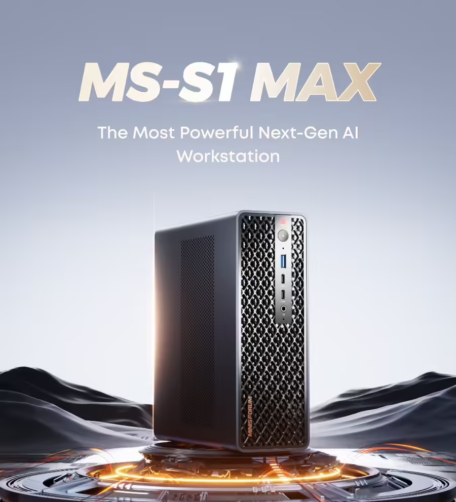 Minisforum Introduces MS-S1 MAX Mini Workstation with AMD Strix Halo Processor