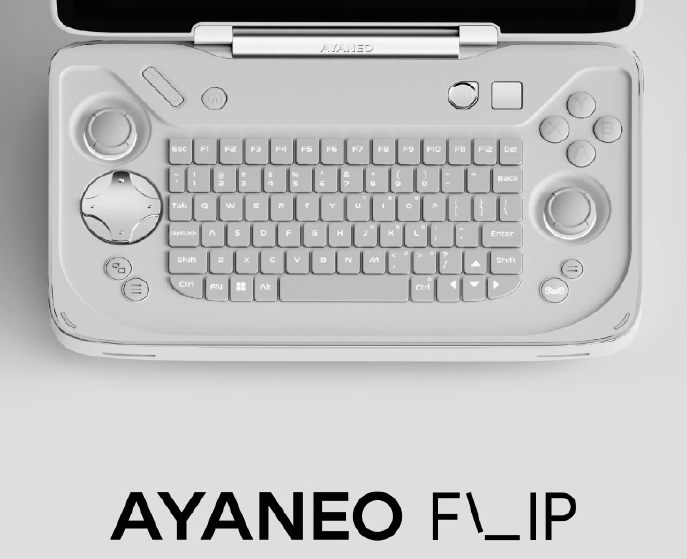 AYANEO FLIP Gaming Handheld Unveiled A Fresh Look with a Full Keyboard