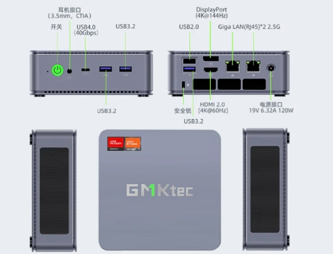 GMKtech Unveils K6 Mini PC with AMD Ryzen 7 7840HS Processor