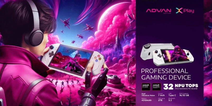 ADVAN Launches High-Powered XPLAY Handheld Gaming Console – Minixpc