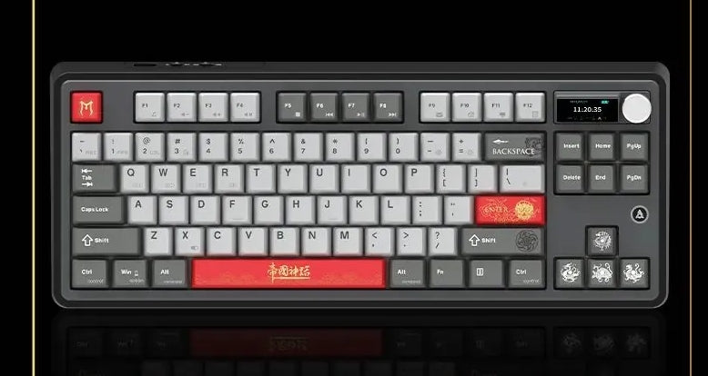 AJAZZ Launches AK870 Three-Mode Mechanical Keyboard  in Collaboration with Myth of Empires