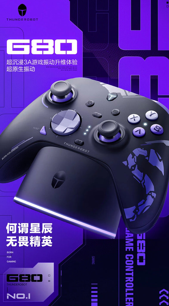 Thunderobot G80 Tri-Mode Game Controller Launched: Elite and Ultimate Editions Unveiled