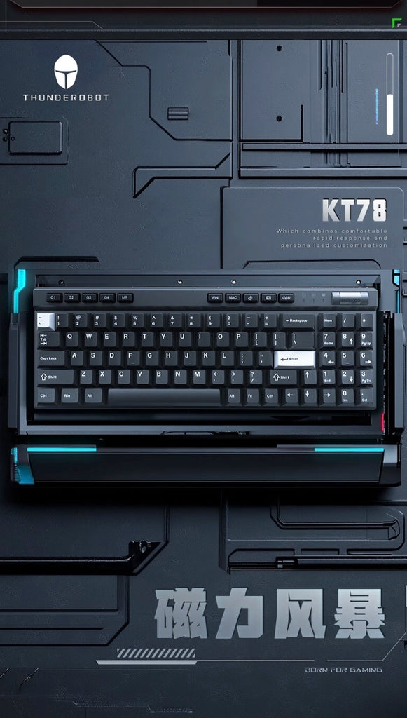 Thunderobot KT78 Wired Magnetic Switch Keyboard Launched