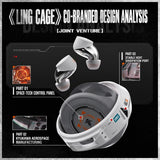 SONGX 06 Pro Ling Cage Bai Yuekui Edition Touch Screen Bluetooth Earphones ANC Active Noise Cancelling