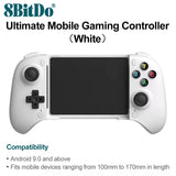 8BitDo Ultimate Mobile Gaming Controller Bluetooth Controller with Hall Effect Triggers Joysticks
