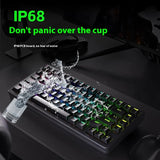 ANTGAMER AGK75 Mechanical Keyboard Magnetic Switch Three Mode Wireless 81 Keys RGB Hot Swap Gasket