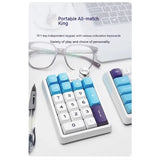 Kzzi K20 Mini Mechanische Tastatur Drei Modus Bluetooth Drahtlose Dichtung