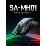 Rawm Sa-Mh01 Wiresless E-Sports Tri Mode Lightweight Ergonomic Paw3395 Gaming Mouse