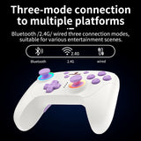 ANBERNIC RG P01 Gamepad Kabelgebundener drahtloser Bluetooth RGB Hall-Effekt-Joystick XBOX-Gamecontroller für PC Android IOS Steam 