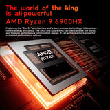 AOOSTAR GODX AMD Ryzen 9 6900HX Mini-PC AMD Radeon RX 6600LE Dedizierte Karte DDR5 PCIe4.0 WIFI AX210 2,5G Lan 