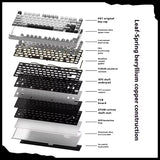 WEIKAV Stars75 E-sport Mechanische Tastatur QMK VIA Aluminium Legierung Drahtlose Buletooth Drei-Modus 