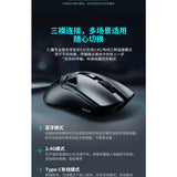 Rawm SA-ML01 Gamer Mouse 3 Mode USB/2.4G/Bluetooth Wireless Mouse PAW3395 Sensor 650IPS Lightweight