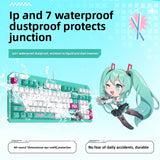 ASUS TUF X Hatsune Miku TX98 Wired Gaming Keyboard IP57 Water/Dust Resistant Gasket-mounted Design, RGB Mechanical Switches, Per-Key Lighting