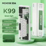 Mchose K99 Mechanische Tastatur Anpassung Gaske Drahtlose Bluetooth Tri Modus E-Sport 