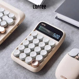 Lofree Drahtloser Bluetooth USB C 2-Modus Numerischer mechanischer Mini-Tastaturrechner für Laptop-Büro-Buchhaltung 20KeyPC 