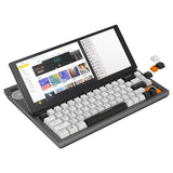 ‌68-Key Portable Mechanical Keyboard with 12.3" HD Touchscreen Secondary Display