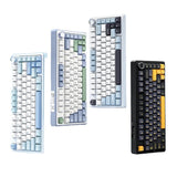 AULA F75 Mechanische Tastatur, kabellos, Bluetooth, 2.4G, verkabelt, Tri-Mode, Multifunktionsknopf, Hot-Swap, RGB