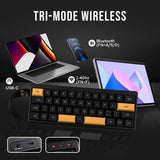 EPOMAKER TH40 Mechanical Keyboard VIA Ultra-Compact 40% Layout Hot-Swappable Gasket-mounted Type-C Wired/Bluetooth/2.4G Wireless