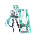 ASUS TUF X Hatsune Miku TX98 Wired Gaming Keyboard IP57 Water/Dust Resistant Gasket-mounted Design, RGB Mechanical Switches, Per-Key Lighting