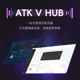 ATK RS7 8K Magnetschalter Mechanische Tastatur Kabelgebundene Gaming-Tastatur RGB Smart SPEED X Quick Trigger 