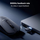 Xiaomi Gaming Mouse X1 Wired And Wireless 2.4G TTC Gaming Micro Switches 8000Hz 26000 DPI Resolution 530mAh 65g Lightweight