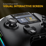 Manbaone Ver 2 Smart Wireless Game Controller PC Bluetooth Joystick 2 Zoll Bildschirm Steam Mobile Game Controller 