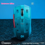 Moeyu Miku Theme Wireless Mouse Esports Heart Series Lightweight Full Function Rgb Lighting