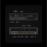 MINISFORUM MS-A1 AMD Gaming Mini PC Ryzen 9 9950X R7 9700X 4*NVMe 2*2.5G LAN 2*DDR5 Oculink Powerful Computer Workstation WiFi6