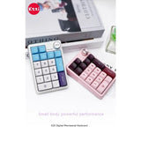 Kzzi K20 Mini Mechanical Keyboard Three Mode Bluetooth Wireless Gasket