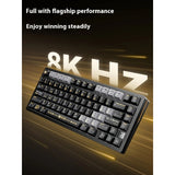 VGN Flash 75 Gaming Keyboard Hall Effect 8000hz Polling Rate Support 0.001mm RT DKS SOCD MT TGL Dynamic RGB Hot Swappable
