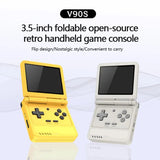 Powkiddy V90s Retro Flip Handheld Game Console