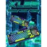 Royal Axe XL98 Mechanical Keyboard DIY Smart Screen Multifunctional Knob Three Mode Gaming Keyboard Hot Swap Gasket