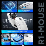 Attack Shark R1 Wireless game mouse PAW3311 1KHZ 18000dpi Bluetooth Macro