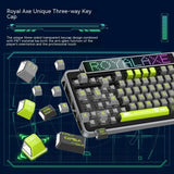 Royal Axe XL98 Mechanical Keyboard DIY Smart Screen Multifunctional Knob Three Mode Gaming Keyboard Hot Swap Gasket