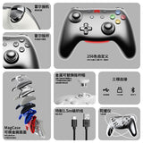 PB TAILS Crush Metal Edition  Three-mode Game Controller Gamepad for Switch PC