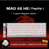 MADLIONS Mad60/68 HE Mechanische Tastatur Magnetschalter Verkabelt Hot Swap 8K Polling Rate Angepasst 